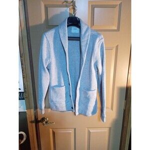 Old Navy Fleece Cardigan Sweater Women Gray Size Medium